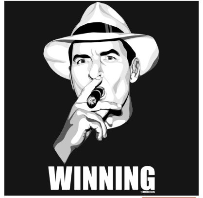 winning charlie sheen gif. Charlie Sheen Winning
